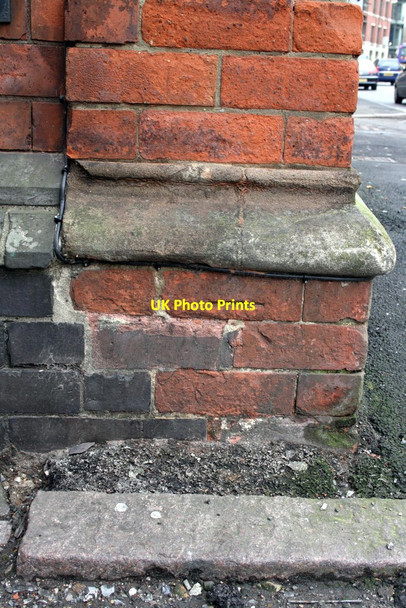 Photo 6"x4" Benchmark on #54 Canal Street Nottingham\/SK5641 c2012