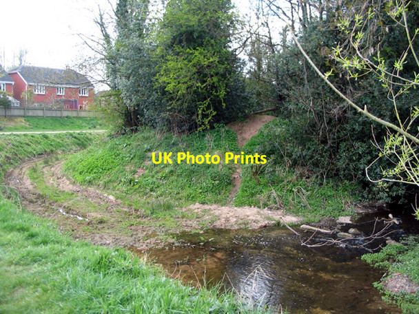 Photo 6"x4" Overflow channel, Finham Brook Kenilworth c2012