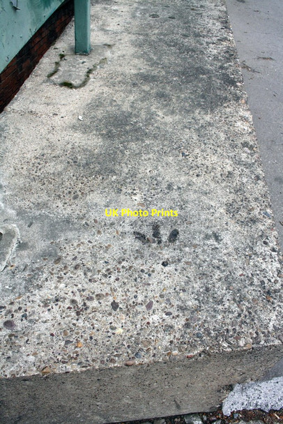 Photo 6"x4" Benchmark  on concrete wall beside ramp to Broad Marsh Centre Nottingham\/SK5641 c2012