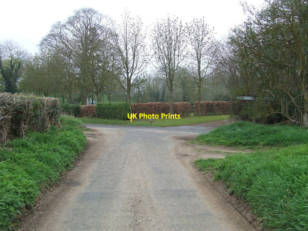 Photo 6"x4" Road Junction Brook Green\/TL8658 c2012