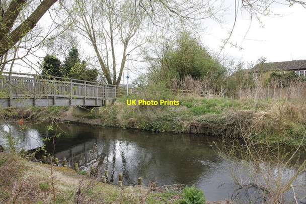 Photo 6"x4" Sleepers on the bank Newbury\/SU4767 c2012