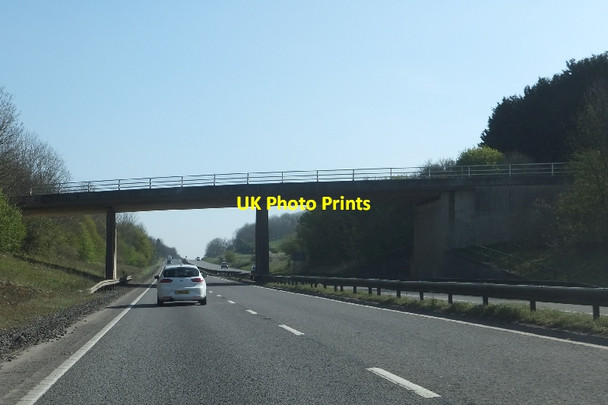 Photo 6"x4" Bridge over A303 south-east of Wincanton Wincanton c2012
