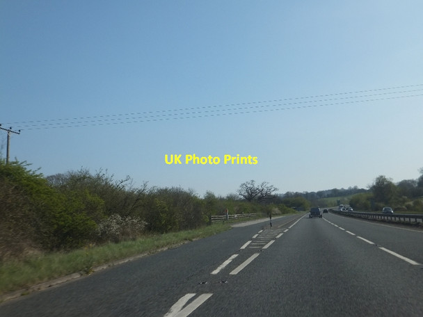 Photo 6"x4" Lay-by on A303 near Riding Gate Wincanton c2012