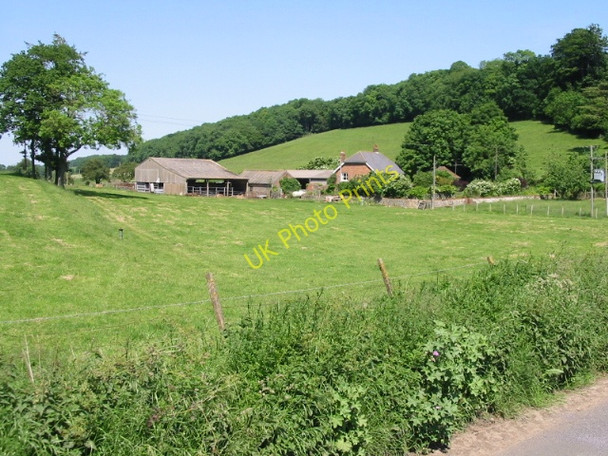 Photo 6"x4" Rakeshole Farm from the SW Selsted c2008