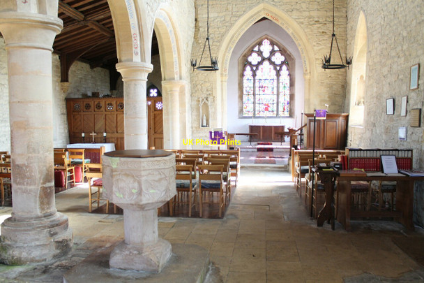 Photo 6"x4" Interior, St Mary Magdalene church, Bitchfield Bitchfield c2012