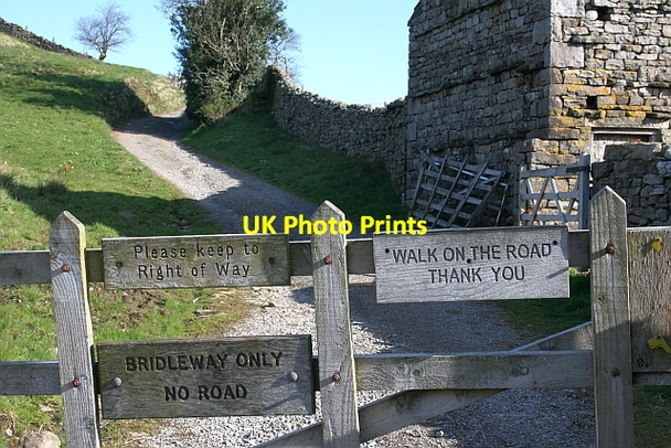 Photo 6"x4" Public Bridleway to Keld Muker c2012