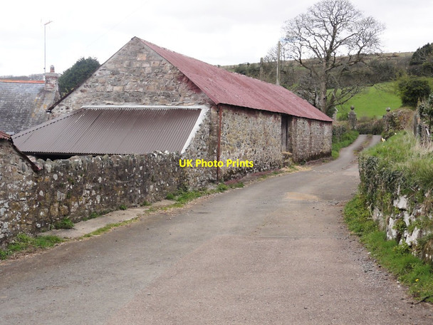 Photo 6"x4" Barn at Bullhornstone Farm Badworthy c2012