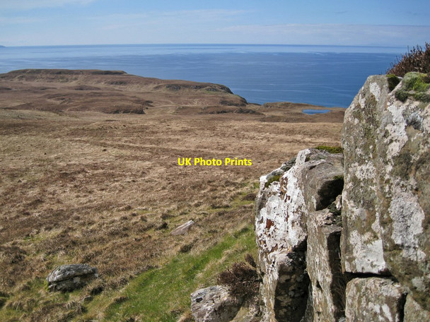 Photo 6"x4" Over the moorland to the sea Fiskavaig c2012