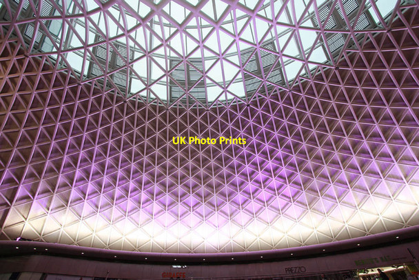 Photo 6"x4" Kings Cross Station Concourse Roof London c2012