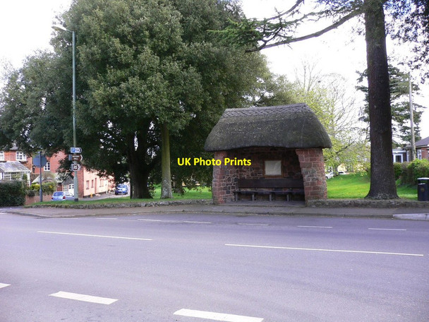 Photo 6"x4" Bus shelter opposite Church Lane in Broadclyst Broadclyst c2012