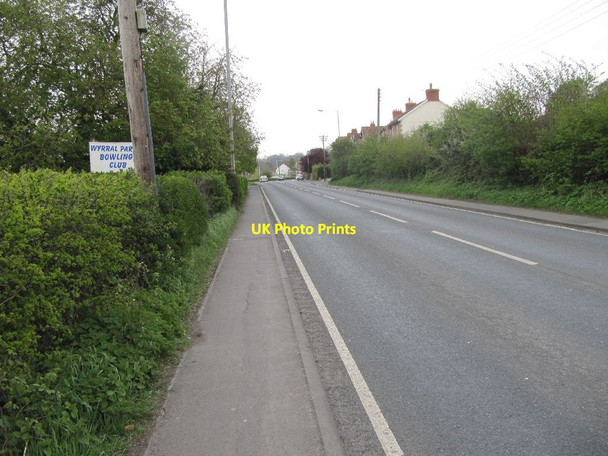 Photo 6"x4" Street Road towards the Abbey Glastonbury c2012