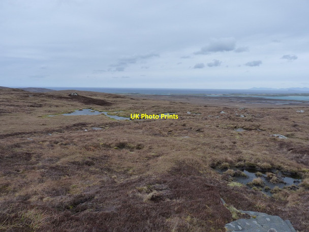 Photo 6"x4" Northerly view from the top of Cleatrabhal a Tuath Hosta c2012