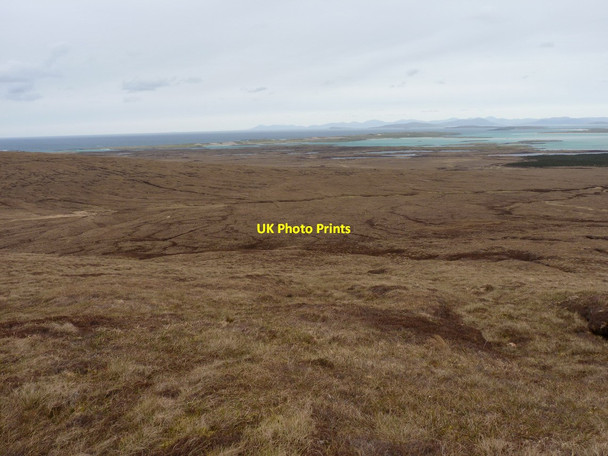 Photo 6"x4" Northeast from the summit of Cleatrabhal a Tuath Hosta c2012