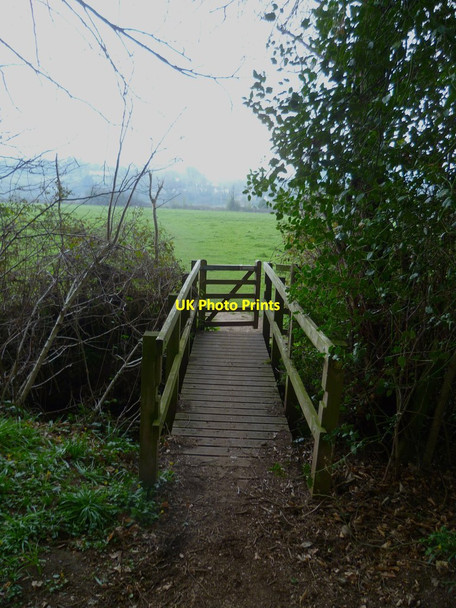 Photo 6"x4" Orange Way in Devon and Torbay (347) Harpford c2012