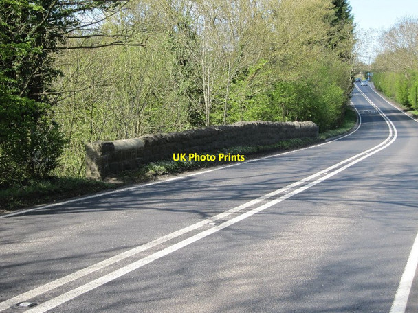 Photo 6"x4" Bridge parapet on the A39 Bawdrip c2012