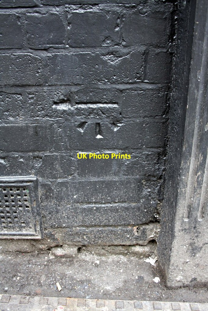 Photo 6"x4" Benchmark on Rock City, Talbot Street Nottingham\/SK5641 c2012