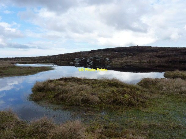 Photo 6"x4" Tiny lochan near the summit of Maireabhal Ben Aulasary c2012