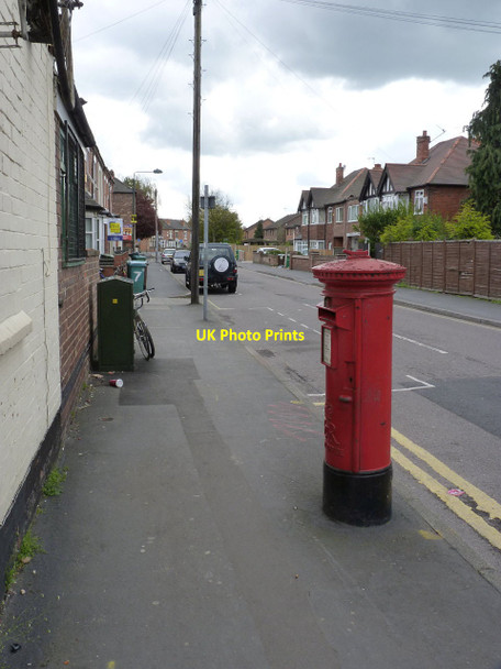 Photo 6"x4" Dunkirk Post Office postbox (ref. NG7 113) Beeston\/SK5236 c2012