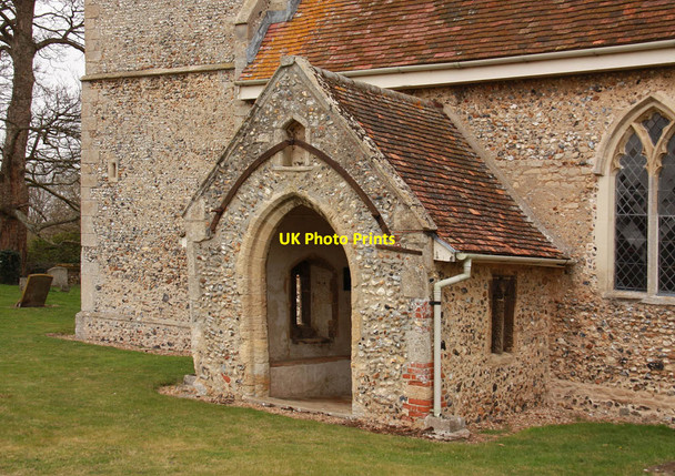 Photo 6"x4" St Andrew, Sapiston - Porch Honington\/TL9174 c2012