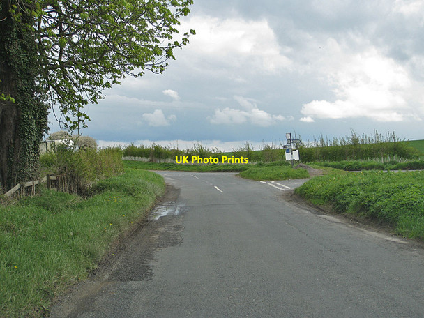 Photo 6"x4" Grass triangle, north of Westow Firby\/SE7466 c2012