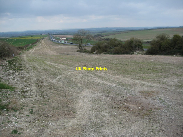 Photo 6"x4" The A354 on Ridgeway Hill Winterborne Monkton c2012