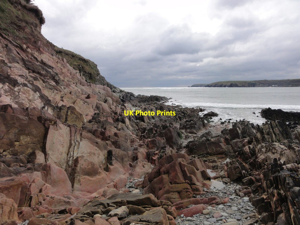 Photo 6"x4" Slippery rocks Ardfield c2012