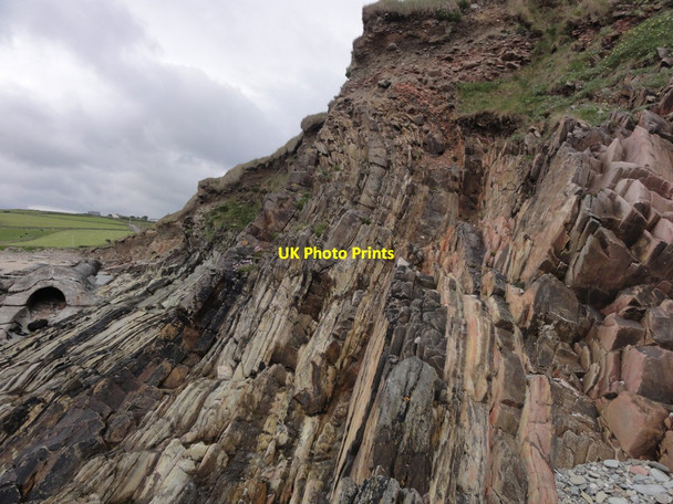 Photo 6"x4" Folded strata Ardfield c2012