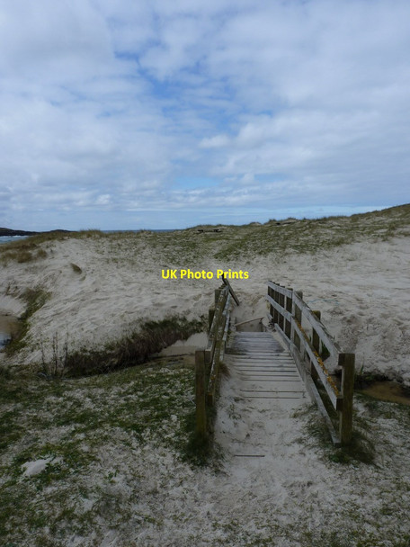 Photo 6"x4" A footbridge to the beach Balmartin c2012