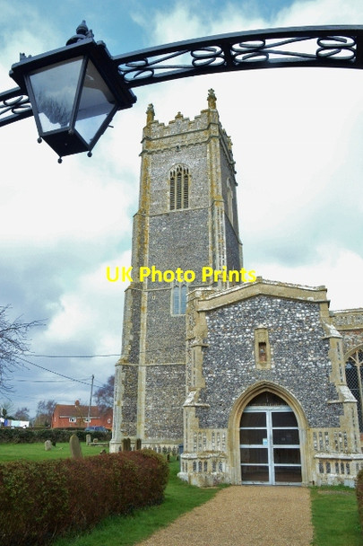 Photo 6"x4" Walberswick Church Southwold c2012