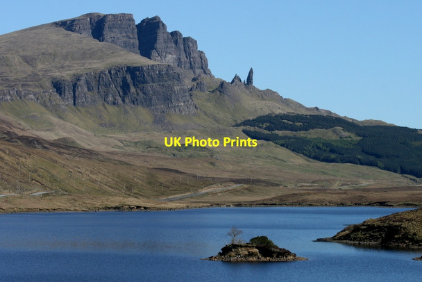Photo 6"x4" Gazing to The Storr from the southern shore of Loch Fada Achtalean c2012