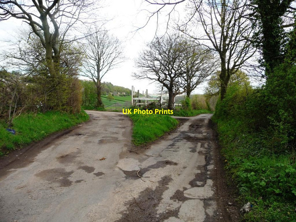 Photo 6"x4" Carr Lane, 83 metre spot height Thornhill Edge c2012