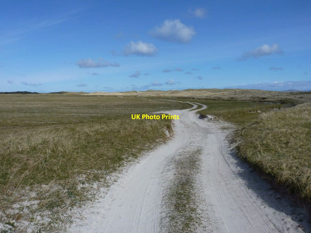 Photo 6"x4" Track onto the Machair Leathann Greinetobht c2012