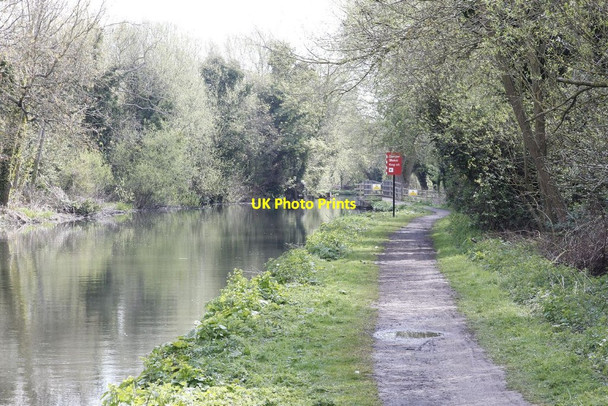 Photo 6"x4" Sign ahead Newbury\/SU4767 c2012