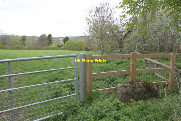 Photo 6"x4" Entrance to Letcombe Valley Nature Reserve. Letcombe Bassett c2012