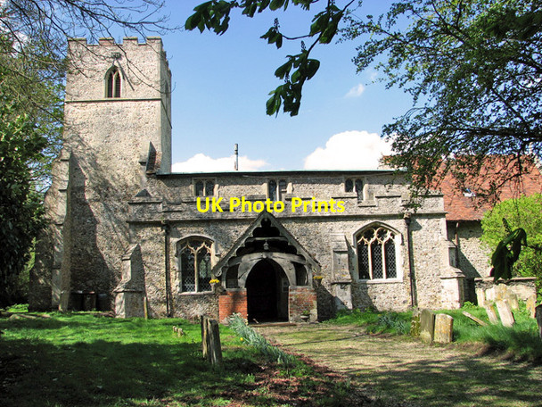 Photo 6"x4" St Margaret's church in Stradishall Stradishall c2012