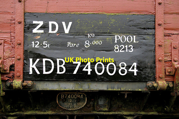 Photo 6"x4" A goods truck detail at Saughtree Station Saughtree c2009