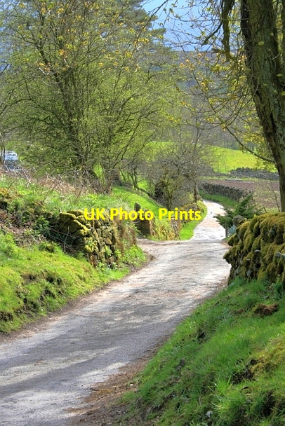 Photo 6"x4" Lane to Gladbach House Farm Roche Grange c2012