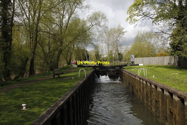 Photo 6"x4" Ham Lock Chamber Newbury\/SU4767 c2012