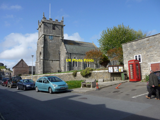 Photo 6"x4" Church of St Edward, King & Martyr, Corfe, Dorset Corfe Castle c2012