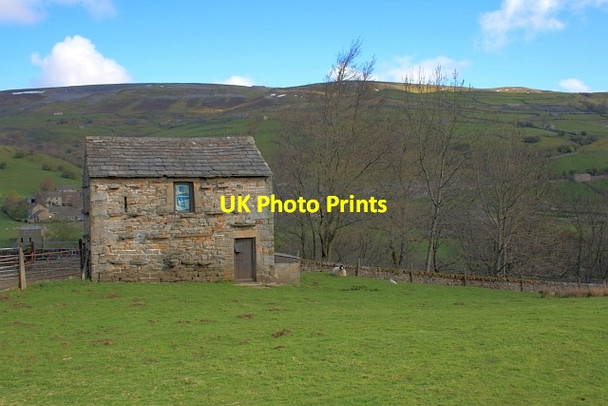 Photo 6"x4" Barn, near Gunnerside New Bridge Ivelet c2012