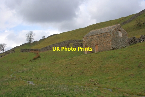 Photo 6"x4" Barn near Birbeck Wood Gunnerside c2012