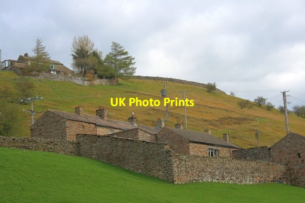 Photo 6"x4" Houses in Gunnerside Gunnerside c2012