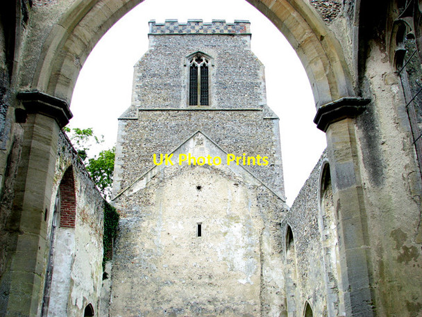 Photo 6"x4" The ruin of St John's church in Stanton Stanton\/TL9673 c2012 P1