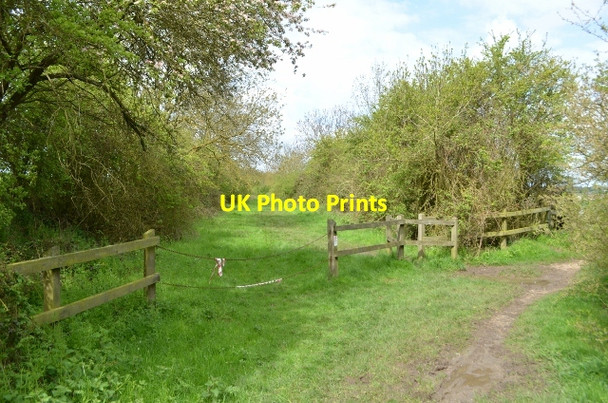 Photo 6"x4" Former Railway Line Duck End\/SP9852 c2012 P1