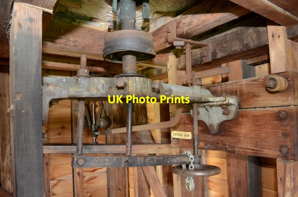 Photo 6"x4" Stevington Windmill Duck End\/SP9852 c2012