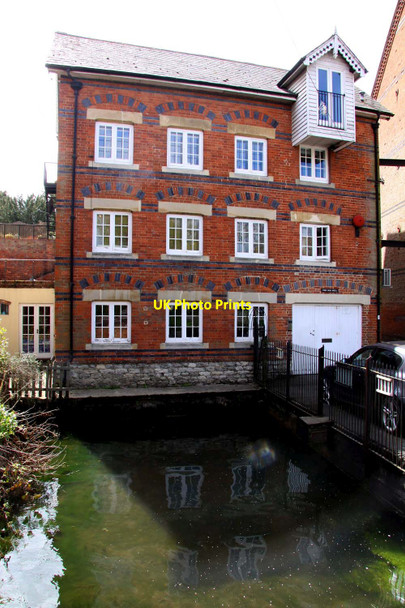 Photo 6"x4" Letcombe Brook by the Wessex Flour Mill Wantage c2012
