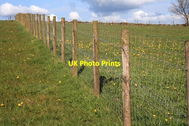 Photo 6"x4" Fence, off Pothooks Lane Butterton\/SK0756 c2012