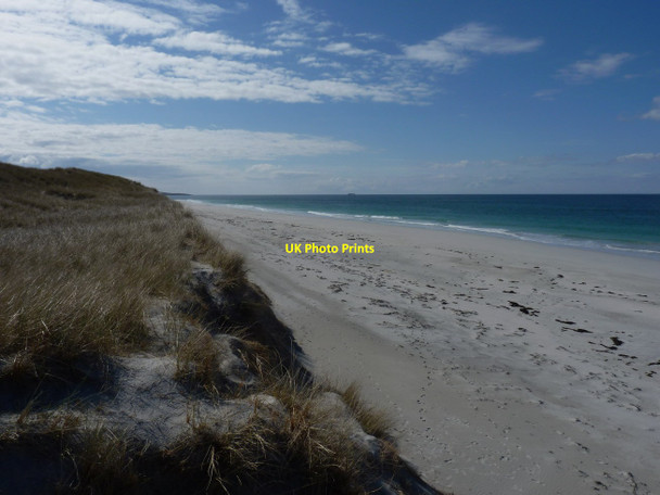 Photo 6"x4" The northern beach of Berneray Ruisigearraidh c2012