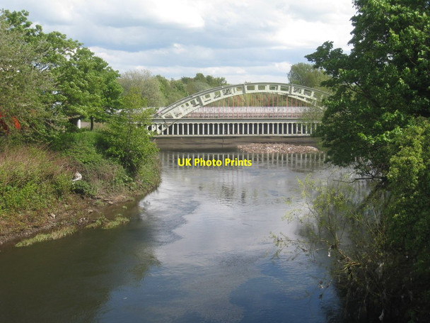Photo 6"x4" The River Calder and the Aire and Calder Navigation Aqueducts Stanley Ferry c2012