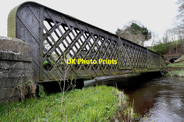 Photo 6"x4" A bridge on the dismantled Waverley Railway Line Bowshank c2012